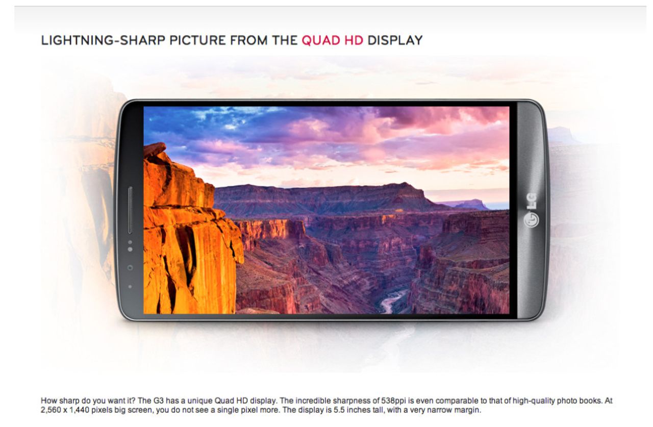 LG Hollanda G3 ile ilgili tüm detayları açık etti