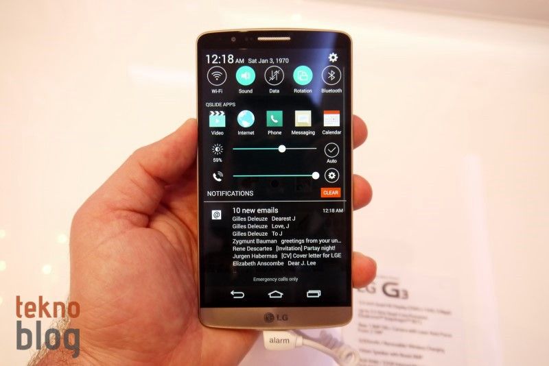 LG G3 Ön İnceleme (video eklendi)