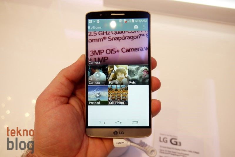 LG G3 Ön İnceleme (video eklendi)
