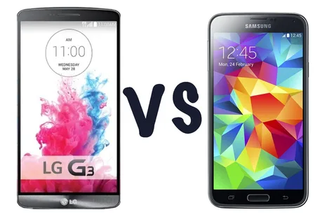 LG G3 ve Samsung Galaxy S5 karşı karşıya