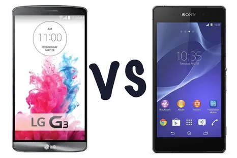 LG G3 ve Sony Xperia Z2 karşı karşıya