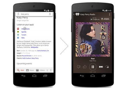 Google’da aranan her şarkı Android cihazında anında dinlenebilecek