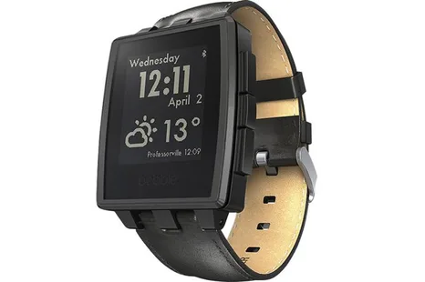 Pebble Steel’in deri kayışlı versiyonu ABD’de Best Buy tarafından satışa sunuluyor