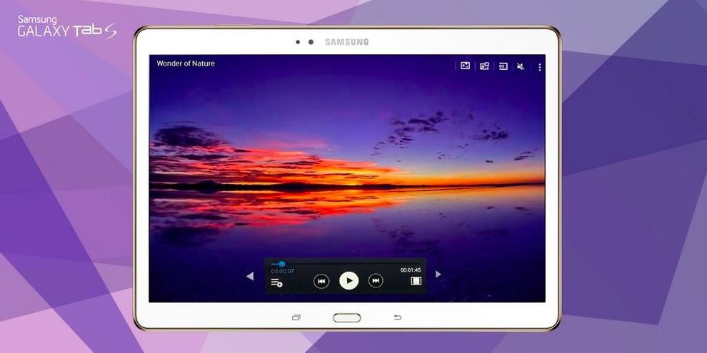 Samsung Galaxy Tab S tabletler tanıtıldı
