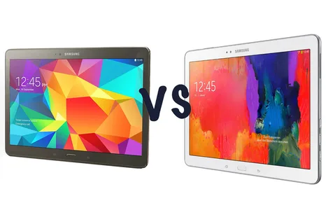 Samsung Galaxy Tab S (10.5 inç) ve Samsung Galaxy TabPRO 10.1 karşı karşıya