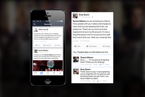 Mentions: Facebook’tan ünlülere özel iOS uygulaması