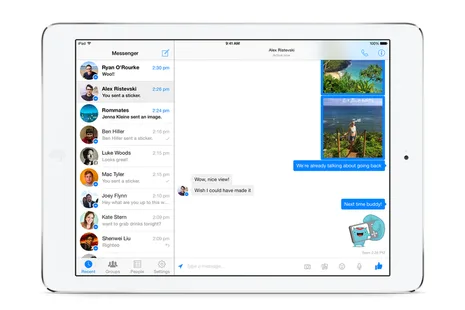 Facebook Messenger nihayet iPad ile uyumlu oldu