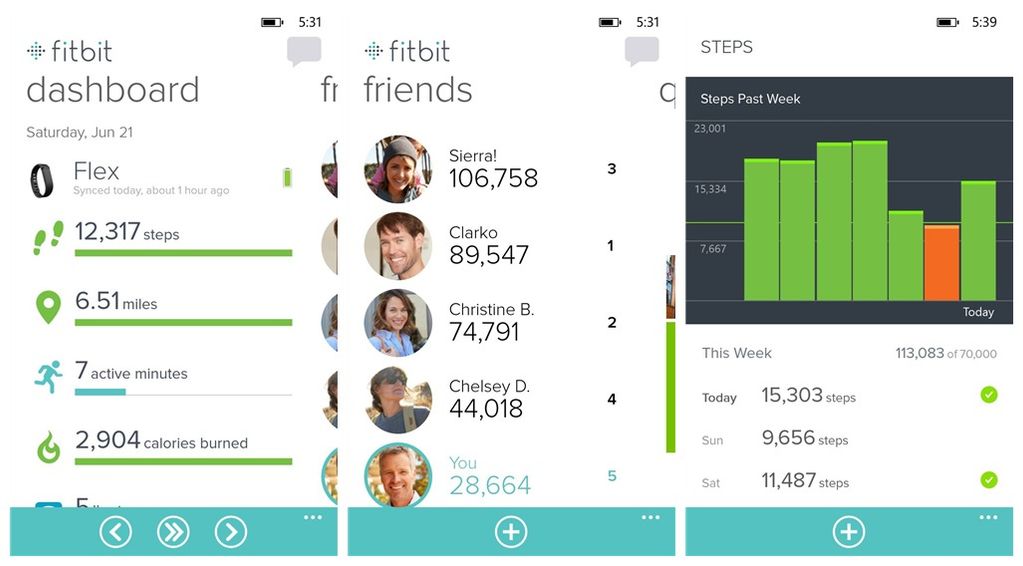 Fitbit Windows Phone’u destekleyen ilk egzersiz bilekliği oldu