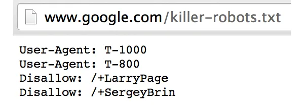 Google kurucularının olası bir Terminatör saldırısında hayatta kalmalarını garantiye aldı