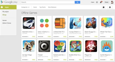 Google Play’e çevrim dışı oyunlar için yeni bölüm ekledi