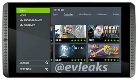 NVIDIA’nın Tegra Note tarzındaki Shield tableti sızdı