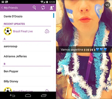 Snapchat herkesin paylaşılan Dünya Kupası fotoğraf albümüne katkıda bulunmasını bekliyor