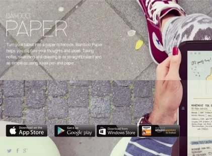 Wacom Bamboo Paper uygulaması Android, Kindle Fire ve Windows 8’de
