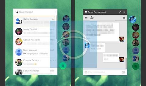 Google’ın deneysel Hangouts uygulaması Facebook’tan ilham alıyor