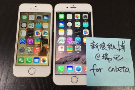 Yeni iPhone 6 fotoğrafları ve videosu çalışan cihazı mobil ödeme sistemiyle birlikte gösteriyor