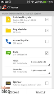 CCleaner: Gereksiz dosyaları silerek dahili belleğinizden yer kazanın