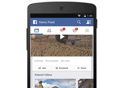 Facebook video izleme sayısı konusunda YouTube’a yetişmeyi amaçlıyor