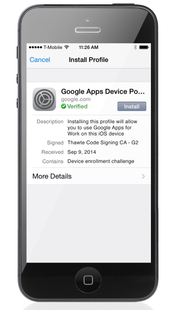 Google iOS için Google Apps’te güvenliği artırıyor