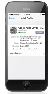 Google iOS için Google Apps’te güvenliği artırıyor