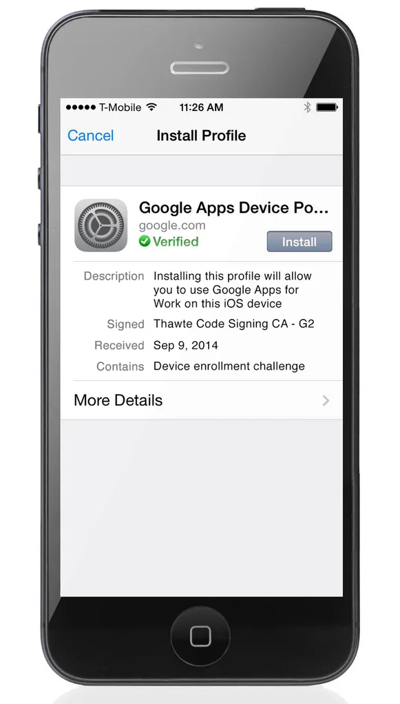 Google iOS için Google Apps’te güvenliği artırıyor