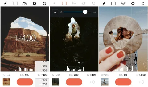 iPhone için Manual profesyonel fotoğrafçılara özel