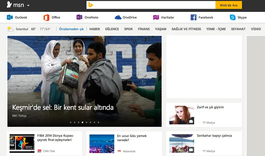 Microsoft MSN ana sayfasını bir haber portalı ve çevrim içi masaüstü olarak yeniden yapılandırıyor