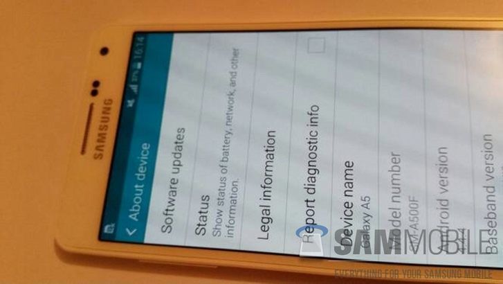 Samsung’un beklenen yeni Alpha’sı Galaxy A5 iPhone 5S’e benziyor