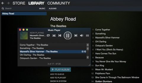 Steam Music Player genel erişime açıldı