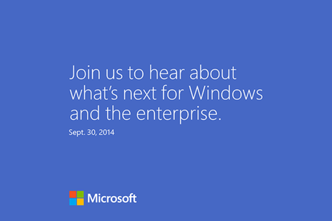 Microsoft 30 Eylülde San Francisco’da Windows 9 etkinliği düzenleyecek