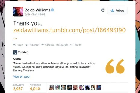 Robin Williams’ın kızı Twitter’a geri döndü
