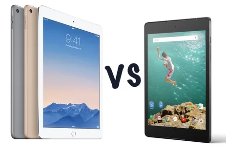 Apple iPad Air 2 ve Google Nexus 9 karşı karşıya