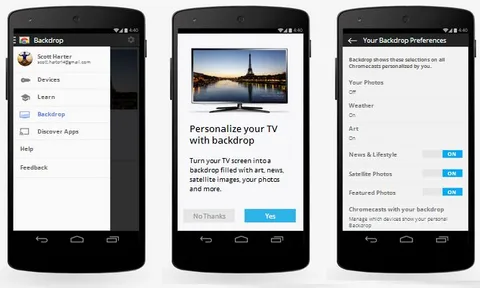 Google Chromecast’e özelleştirilebilir duvar kağıtları geldi