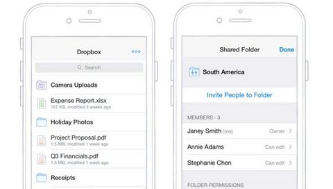 Dropbox iOS uygulaması Touch ID desteği kazandı