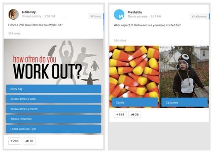 Google+ üzerinde anketler dönemi başladı