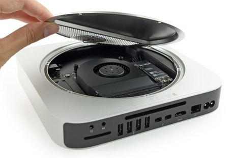 2014 model Mac mini söküldü, yeniden birleştirmek daha zor