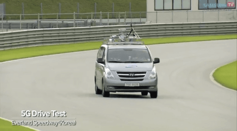 Samsung 5G denemelerinde hareketli araçta 150 MB/s hıza erişti