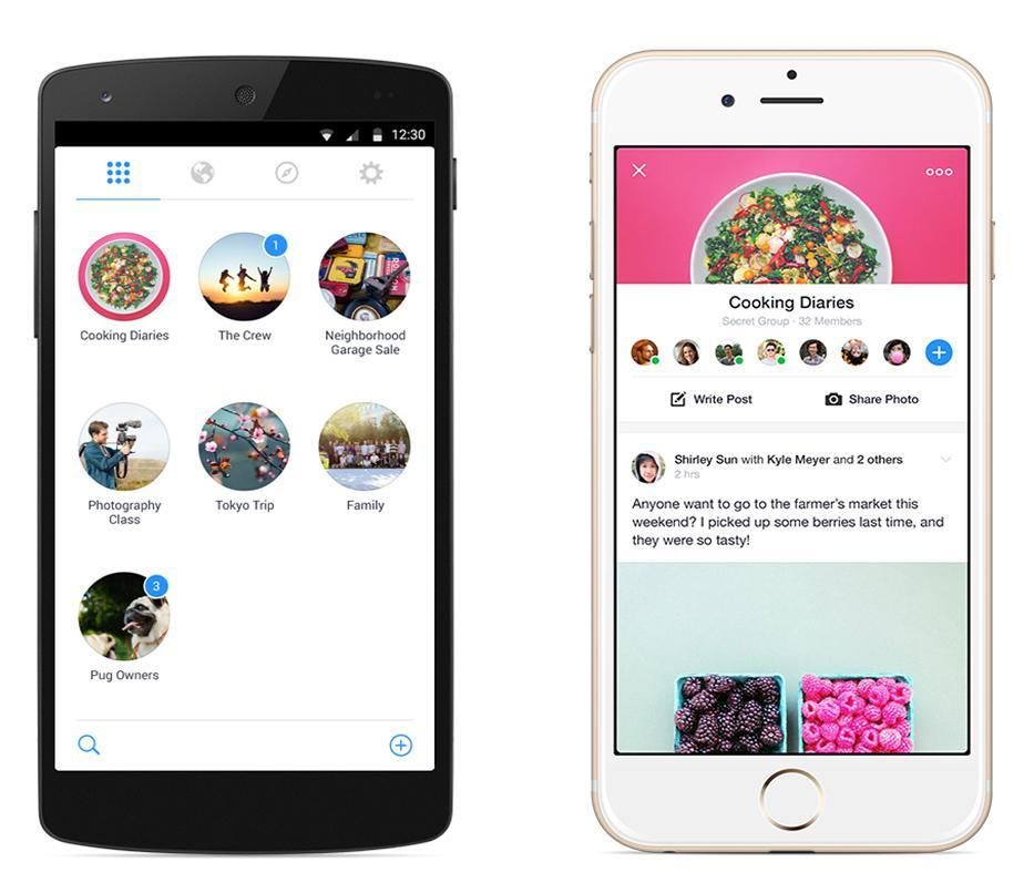 Facebook Gruplar uygulamasıyla gruplara erişimi kolaylaştırıyor