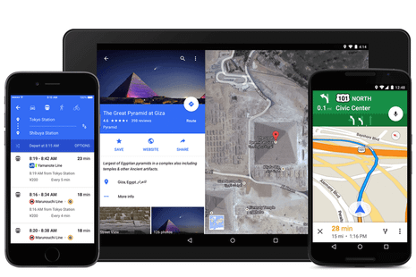 Google Haritalar Android ve iOS uygulamaları Material Design ile tanışıyor
