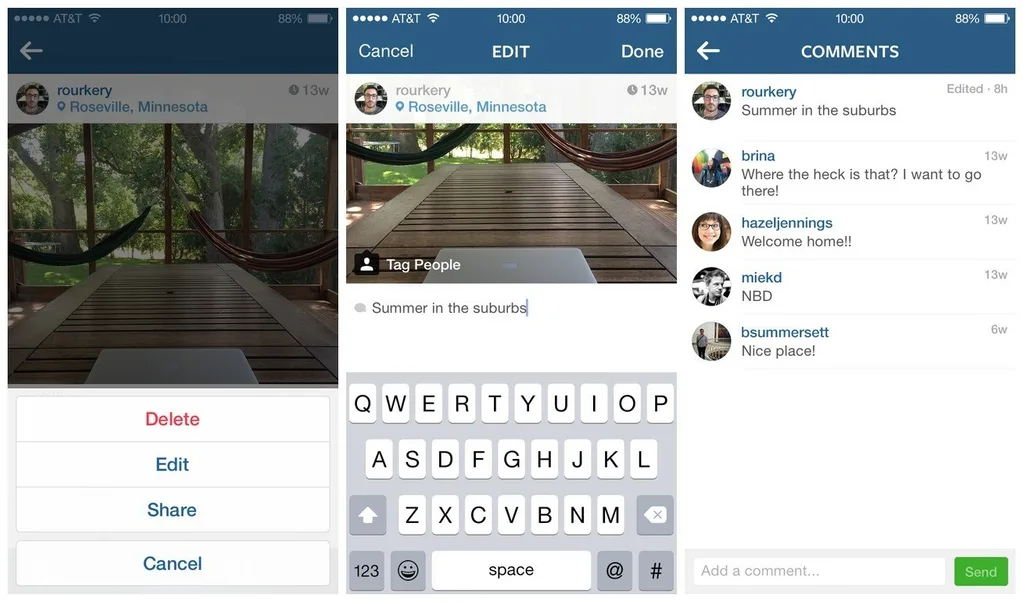Instagram fotoğraflarının açıklamalarını paylaştıktan sonra düzenleyebilirsiniz