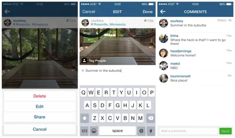 Instagram fotoğraflarının açıklamalarını paylaştıktan sonra düzenleyebilirsiniz