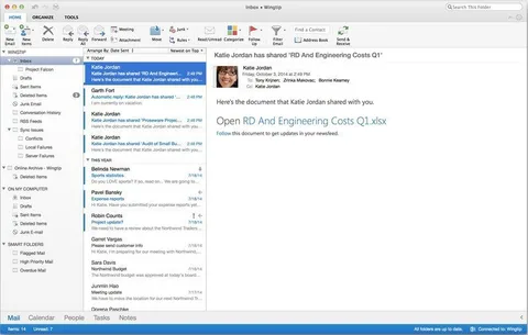 Microsoft Mac için Outlook 2015’i yayınladı, diğer Office güncellemeleri gelecek yılda çıkacak