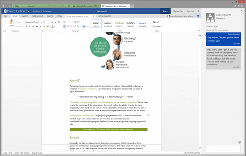 Microsoft Word ve PowerPoint web uygulamalarına sohbet özelliği getiriyor