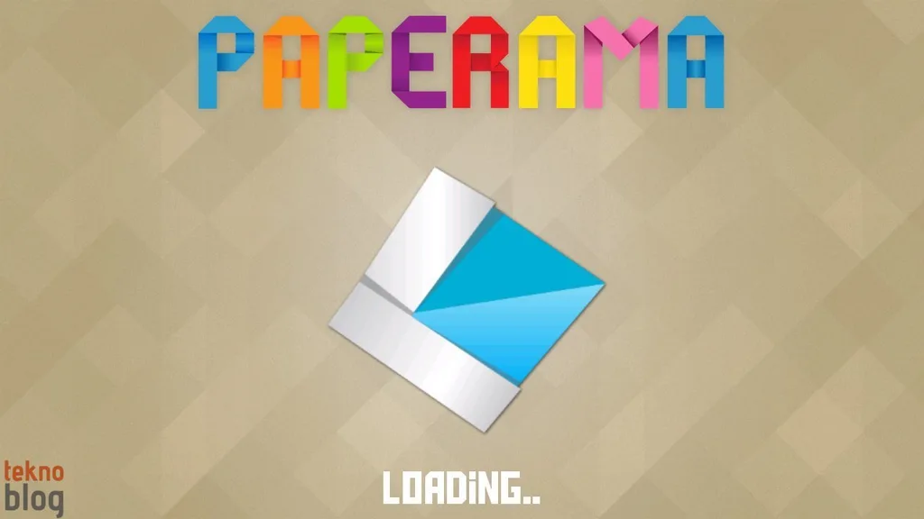 Paperama: Kağıtlardan şekil elde etmeyi hedefleyen bir bulmaca oyunu