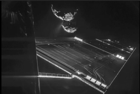 Uzay aracı kuyruklu yıldızın yüzeyine inişine başladı