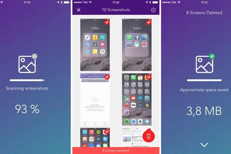 Screeny iPhone’daki ekran görüntülerini temizliyor