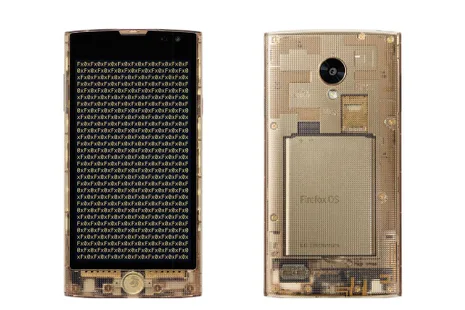 En şık Firefox OS telefonu şeffaf Fx0 sahneye çıktı