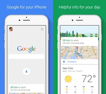 Google iOS arama uygulamasını Material Design ile güncelledi