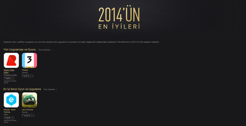 Apple iTunes’da 2014’ün En İyileri uygulama, müzik ve film listelerini yayınladı