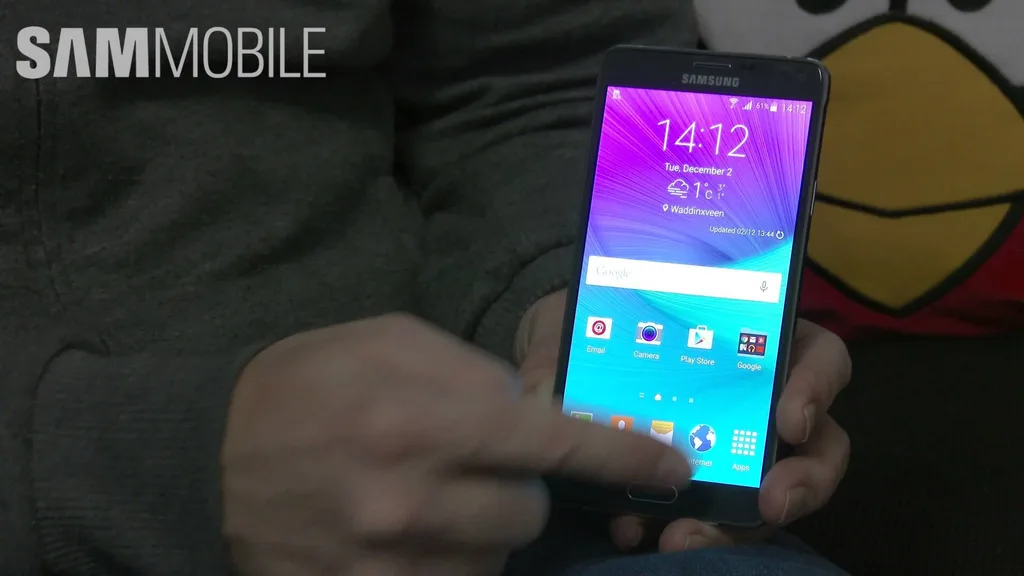Video: Samsung Galaxy Note 4 Lollipop çalıştırırken görüldü