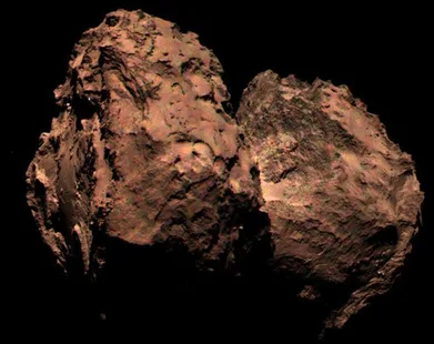 Rosetta kuyruklu yıldızın ilk renkli fotoğrafını çekti